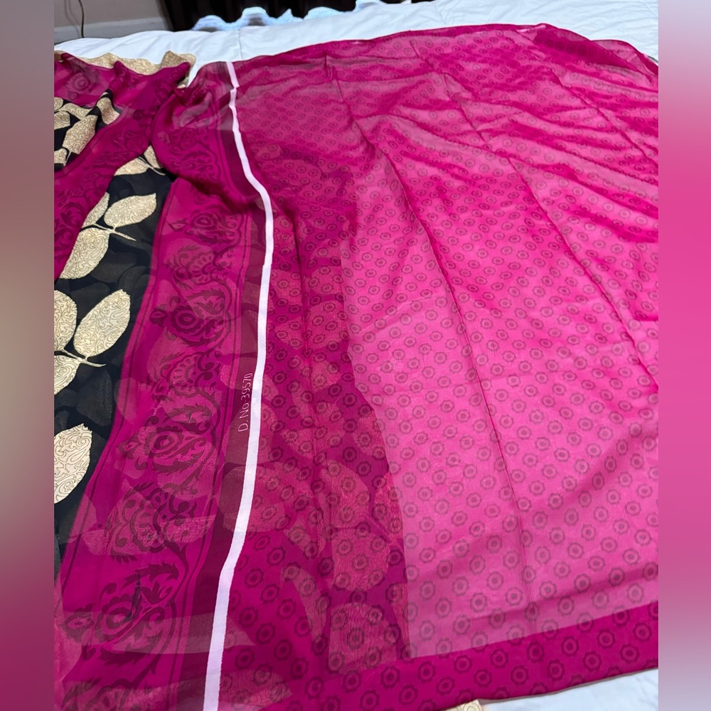 Beautiful Georgette Saree - Picture 5 of 6